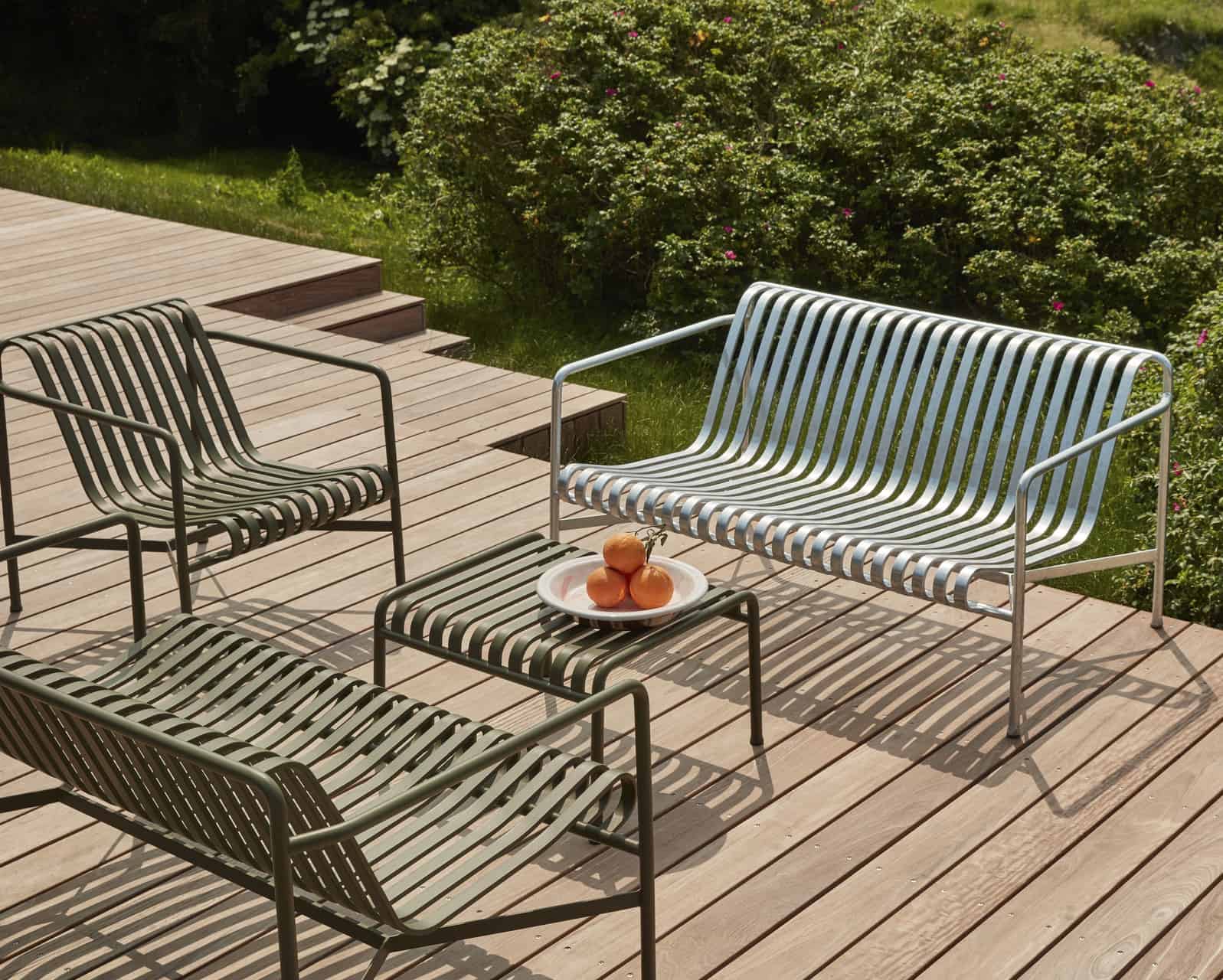 Palissade Lounge Chair, Low - Olive - Smuk Living